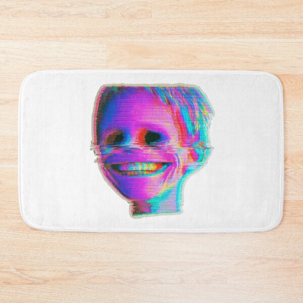 Item preview, Distorted Glitch Smile Face Aesthetic designed and sold by NicolasGlowArt.