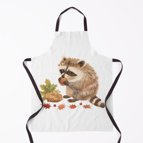 Item preview, Raccoon Eating Nuts, Autumn Raccoon designed and sold by xiao xuans.