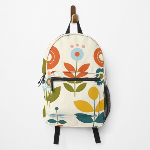 Item preview, Mid Century Modern Floral Art | Minimalist Scandinavian Folk Flowers designed and sold by ShabanMerch⭐⭐⭐.