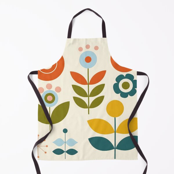 Item preview, Mid Century Modern Floral Art | Minimalist Scandinavian Folk Flowers designed and sold by ShabanMerch.