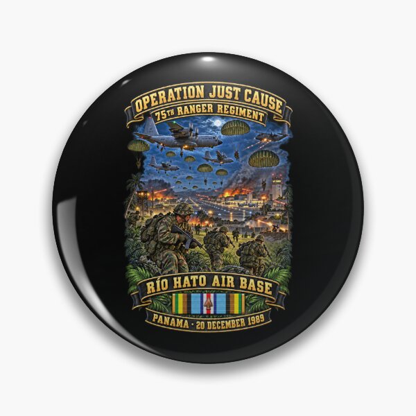 Item preview, SOF - Operation Just Cause  - Panama Invasion 1989 - 75th Ranger Rgt - Rio Hato Air Base - 3D - Enhanced designed and sold by Military Insignia Products.