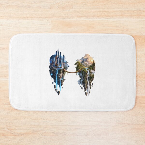 Item preview, Rope Connecting Two Worlds – Surreal Connection & Unity Art designed and sold by Prince Tripathi .