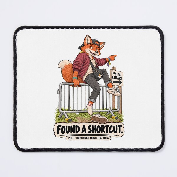 Item preview, Funny Festival Fox: Found a Shortcut designed and sold by BotherBox.