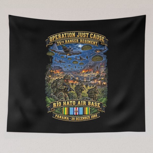 Item preview, SOF - Operation Just Cause  - Panama Invasion 1989 - 75th Ranger Rgt - Rio Hato Air Base - 3D - Enhanced designed and sold by Military Insignia Products.