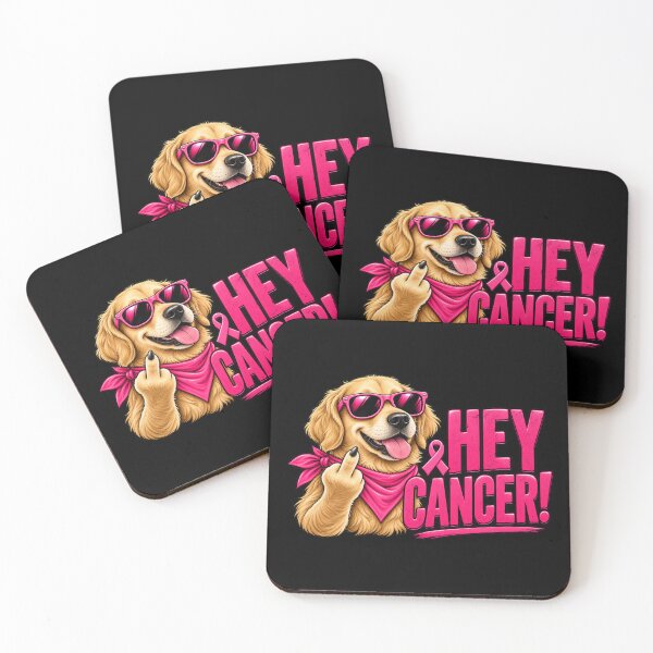Item preview, Bold Golden Retriever Saying Hey Cancer designed and sold by Lombardino.
