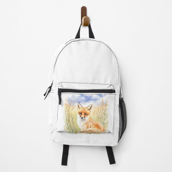 Item preview, Cute Watercolor Red Fox in Meadow Grass designed and sold by Hackl20.