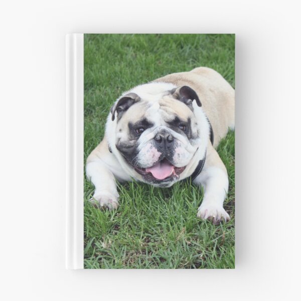 Item preview, English Bulldog Lying in the Green Grass designed and sold by VanGaldo.