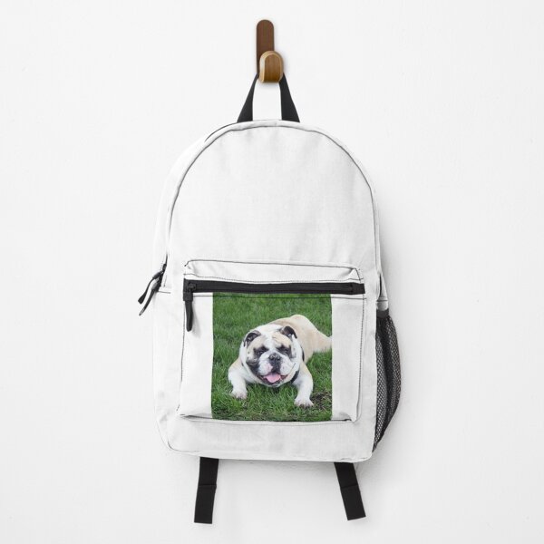Item preview, English Bulldog Lying in the Green Grass designed and sold by VanGaldo.