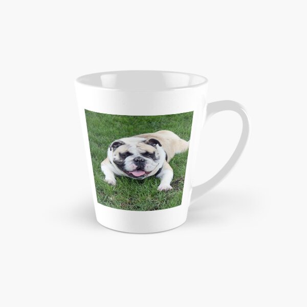 Item preview, English Bulldog Lying in the Green Grass designed and sold by VanGaldo.