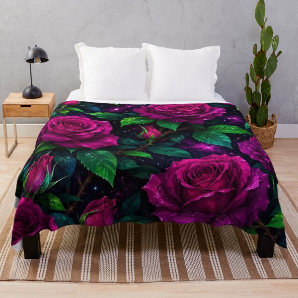 Item preview, Cosmic Purple Roses Celestial Gothic Floral Dark Romance designed and sold by IRON SIREN.