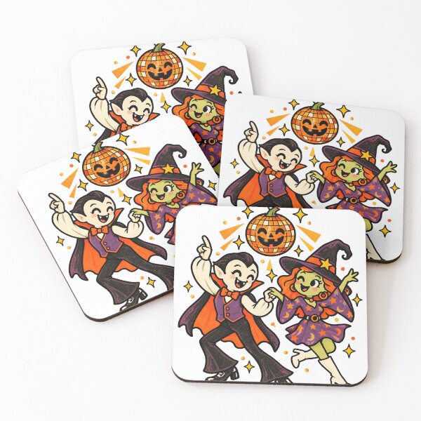 Item preview, Retro Vampire Witch Disco Halloween Dance designed and sold by NatureStyle555.