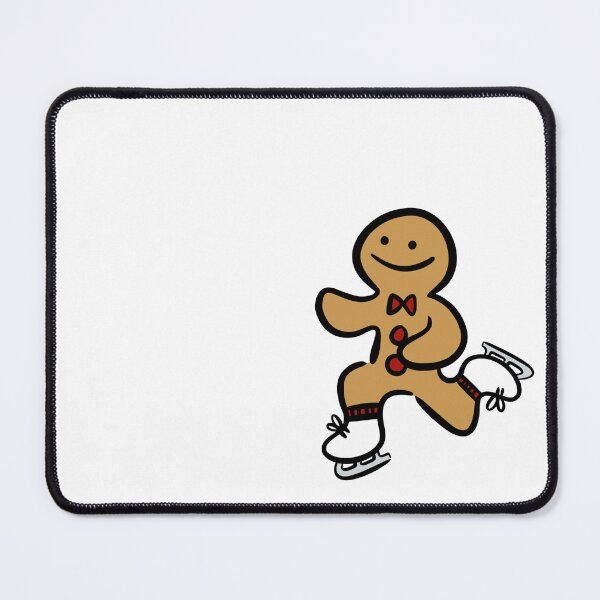 Item preview, Ice-skating Gingerbread Man designed and sold by jacquelinengyl.