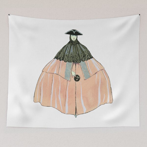 Item preview, Entrance costume of Elvira from Casanova by Georges Barbier 1921 designed and sold by Hedrin.