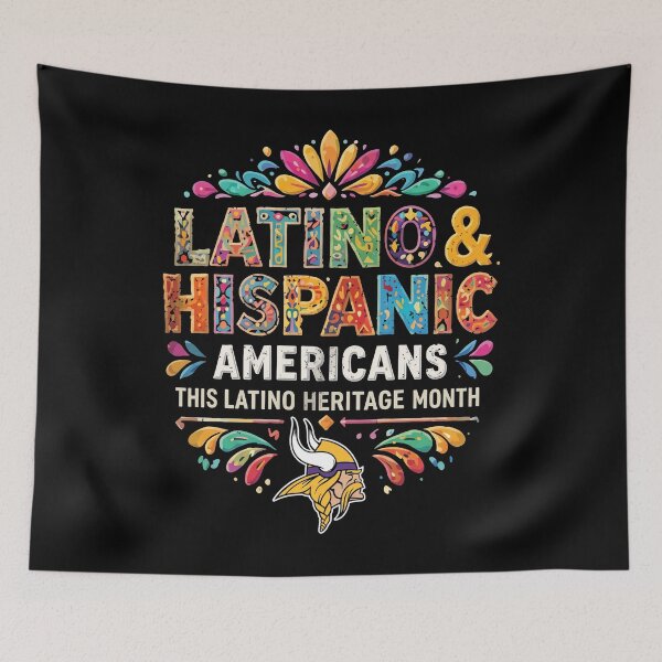 Item preview, Minnesota Vikings - Latino & Hispanic Americans This Latino Heritage Month designed and sold by aleggsaurus.