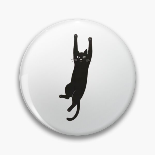 Item preview, Black Cat Holding On  designed and sold by Ikochane.