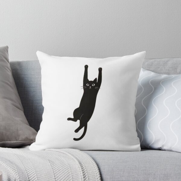 Item preview, Black Cat Holding On  designed and sold by Ikochane.