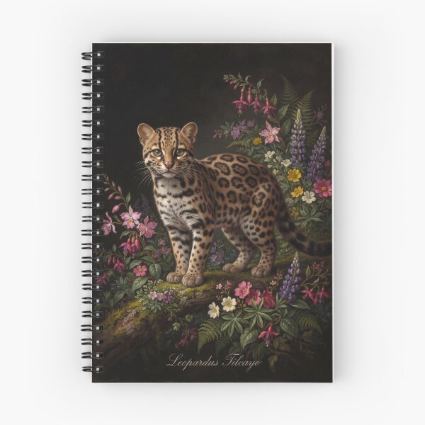 Item preview, Leopardus Tilcayo Wild Cat Botanical Portrait III designed and sold by Yaremchuk.