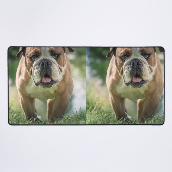 Item preview, English Bulldog Walking in the Grass designed and sold by VanGaldo.