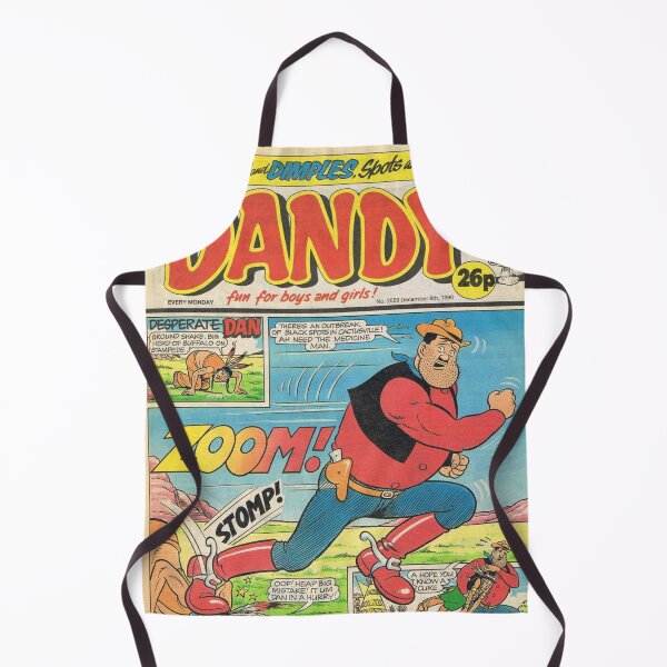 Item preview, The Dandy Desperate Dan Comic Book Cover Art Original Custom Vintage Movie Poster designed and sold by Cool Robot Bro..