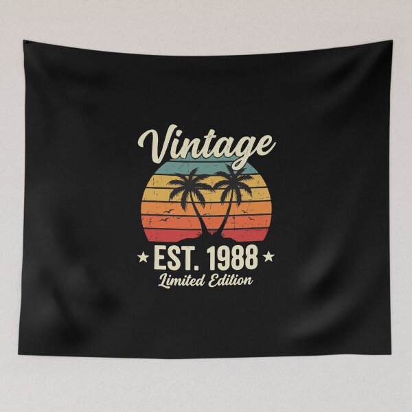 Item preview, Vintage Est 1988 Limited Edition Born In 1988 36th Birthday designed and sold by PopStars1993.
