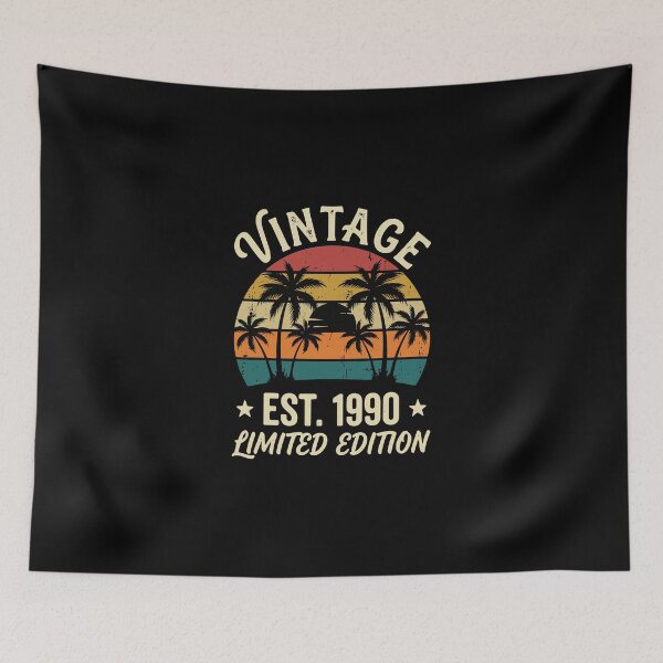 Item preview, Vintage Est. 1990 Limited Edition Born In 1990 Birthday Nineties designed and sold by PopStars1993.