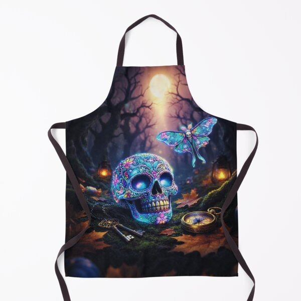 Item preview, Halloween themed skull and butterfly  designed and sold by KingsArtworx 2.