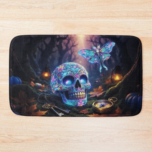 Item preview, Halloween themed skull and butterfly  designed and sold by KingsArtworx 2.