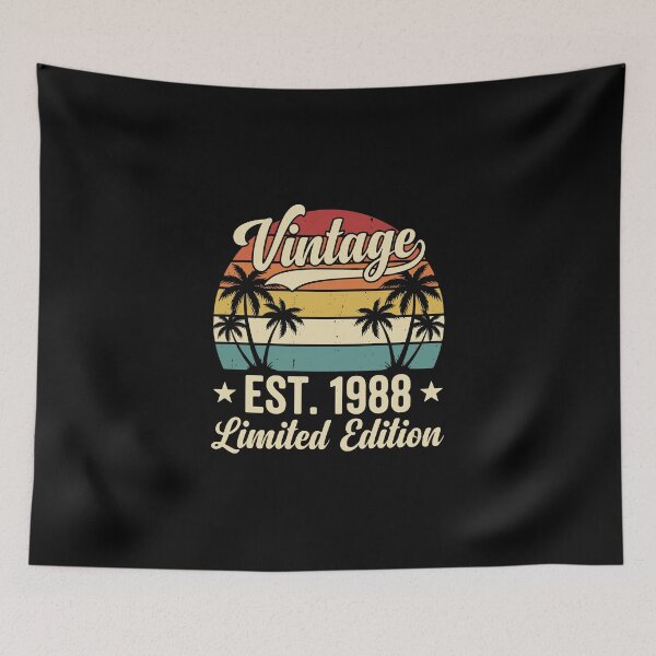 Item preview, Vintage Est. 1988 Limited Edition Born 1988 Birthday designed and sold by PopStars1993.