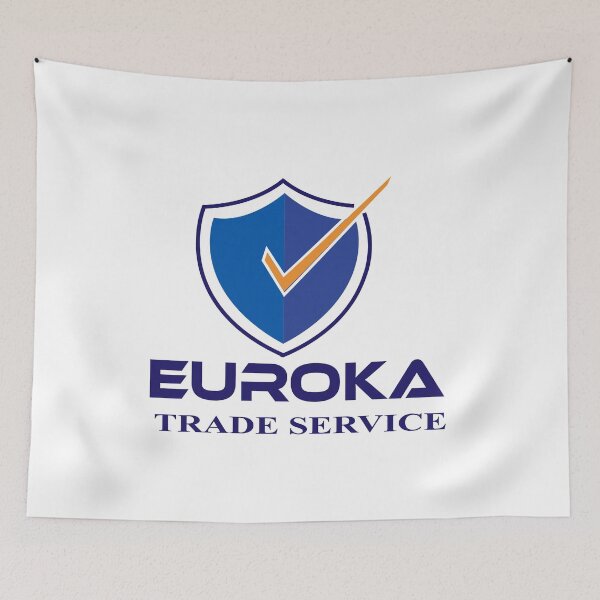 Item preview, Euroka Trade Service - Modern Shield & Checkmark Security Logo Design    designed and sold by Carftora786.