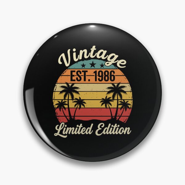 Item preview, Vintage Est. 1986 Limited Edition Born 1986 Birthday Idea designed and sold by PopStars1993.