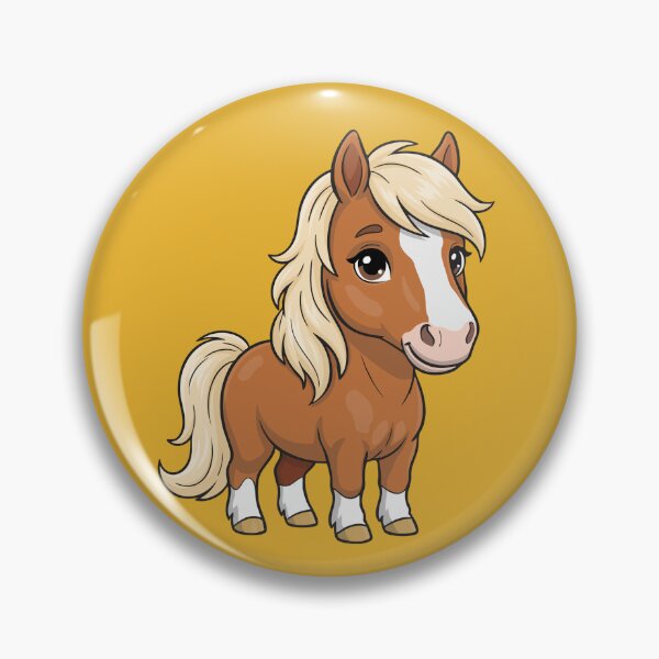 Item preview, A chibi-style drawing of the Abtenauer Horse designed and sold by Cheval-de-coeur.