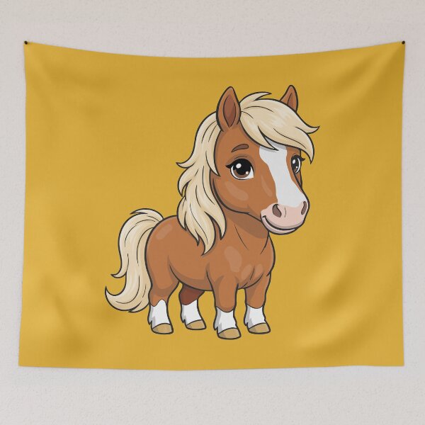 Item preview, A chibi-style drawing of the Abtenauer Horse designed and sold by Cheval-de-coeur.