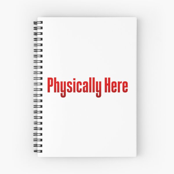 Item preview, Physically Here, Red designed and sold by Memes N Lore .