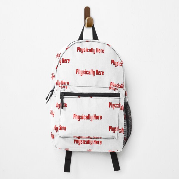 Item preview, Physically Here, Red designed and sold by Memes N Lore .