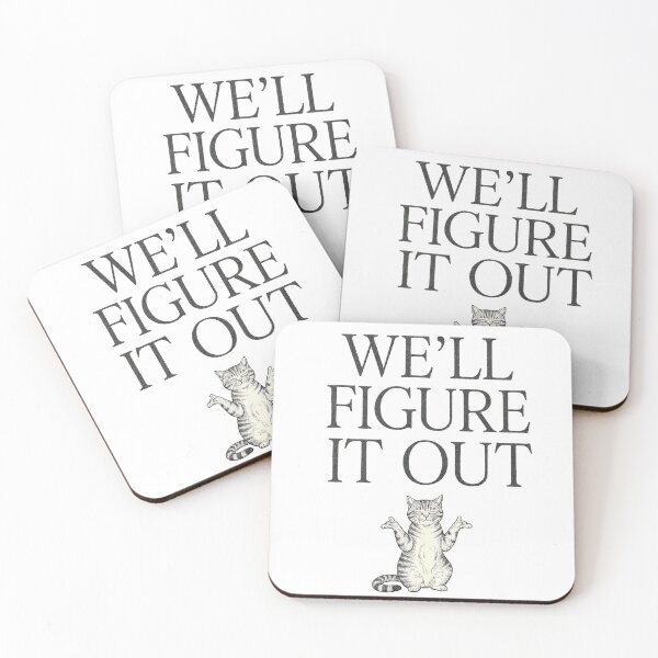 Item preview, We'll Figure It Out Shirt, Minimalist Cat Graphic Tee, Vintage Aesthetic T-Shirt, Funny Relatable Shirt, Unbothered Cat Tee, Unisex Shirt designed and sold by IsJustRelatable.