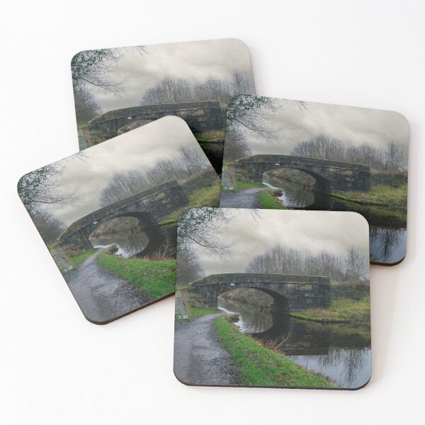 Item preview, Brown Bank Bridge, Rochdale Canal at Smithy Bridge designed and sold by ArtworkNorth.