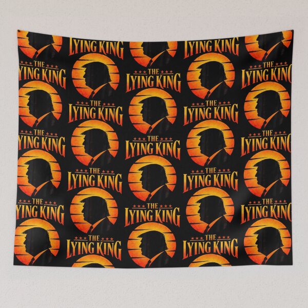 Item preview, Trump The Lying King Sarcastic Humor Retro Sunset designed and sold by RealestInternet.