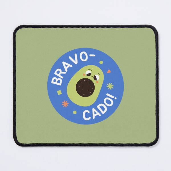 Item preview, Bravo-cado! Cute Avocado Cartoon Puns designed and sold by PixellaneArt.