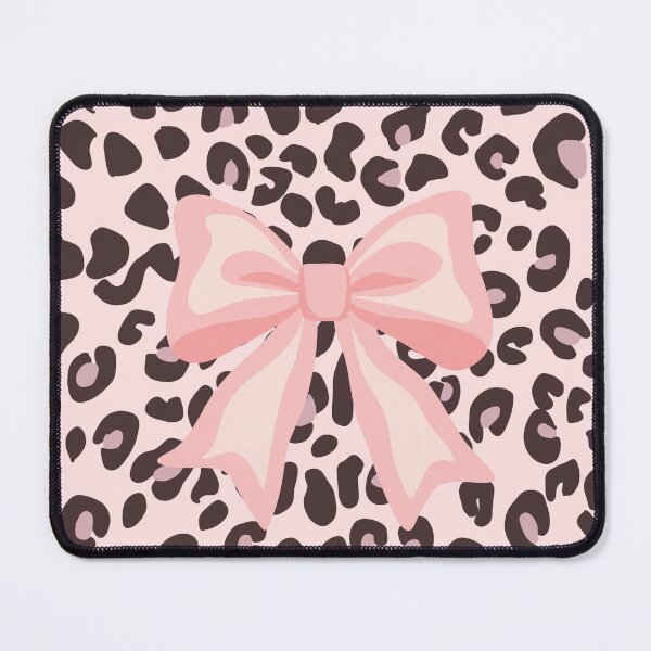 Item preview, Soft Light Pink Coquette Bow Leopard Print Aesthetic Pattern designed and sold by MayoshaVibes.