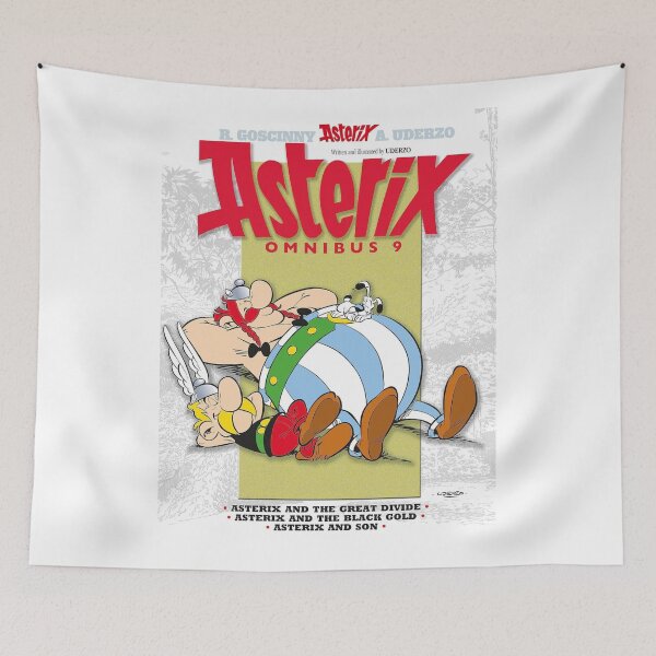 Item preview, Asterix & Obelix Comic Book Cover Art Original Custom Vintage Movie Poster designed and sold by Cool Robot Bro..