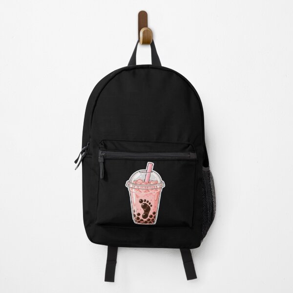 Item preview, Cute Kawaii Boba Tea Footprint Sticker designed and sold by KawaiiOrbit.