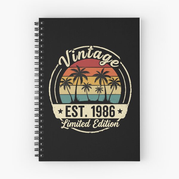 Item preview, Vintage Est. 1986 Limited Edition Born 1986 38th Birthday Retro  designed and sold by PopStars1993.