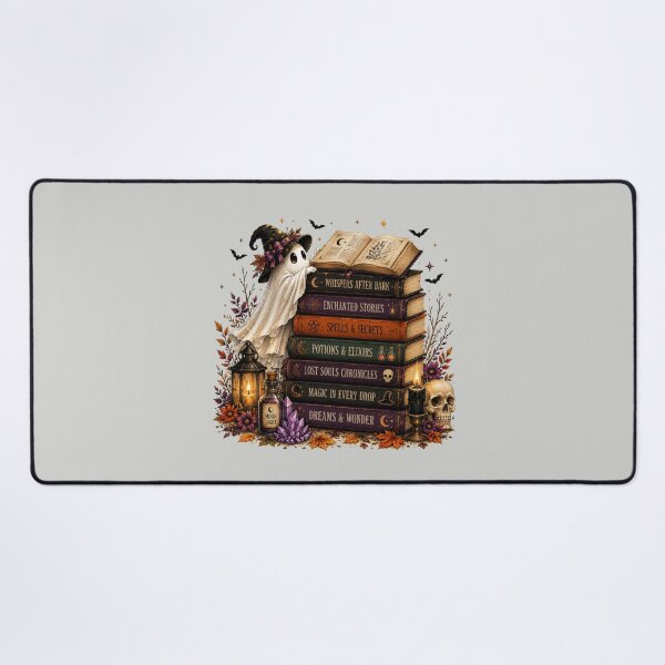 Item preview, Funny Ghost With Books for Halloween Lover designed and sold by MalwasBasket.