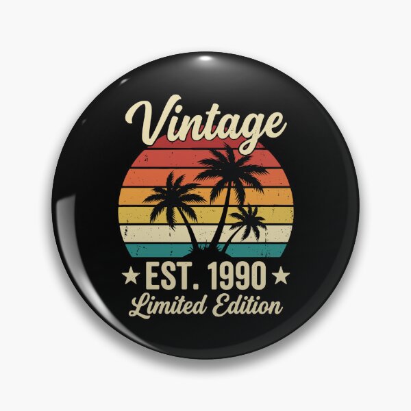 Item preview, Vintage Est. 1990 Limited Edition Born 1990 Birthday For Men Women designed and sold by PopStars1993.