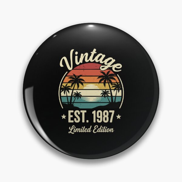 Item preview, Vintage Est. 1987 Limited Edition Born 1987 Birthday  designed and sold by PopStars1993.