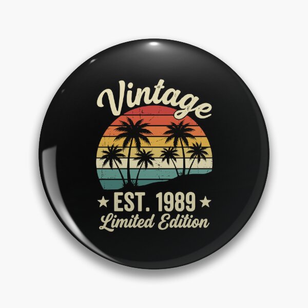 Item preview, Vintage Est. 1989 Limited Edition Birthday Born In 1989 35th Birthday designed and sold by PopStars1993.