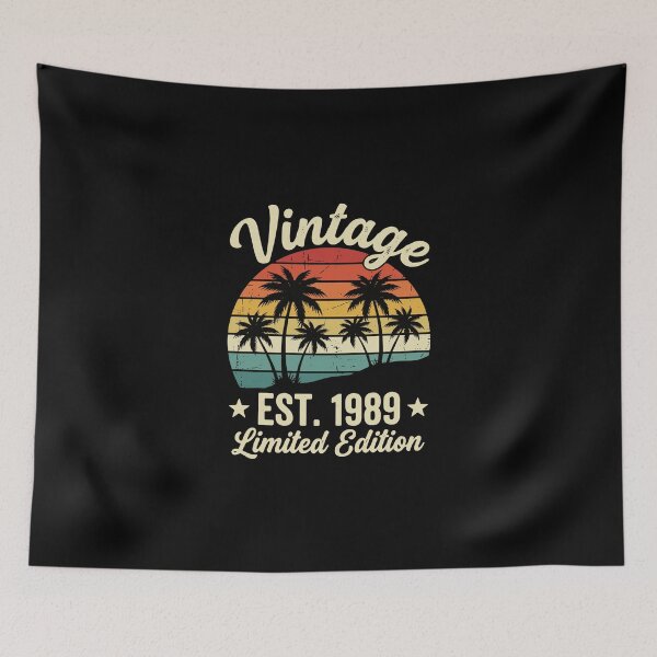 Item preview, Vintage Est. 1989 Limited Edition Birthday Born In 1989 35th Birthday designed and sold by PopStars1993.