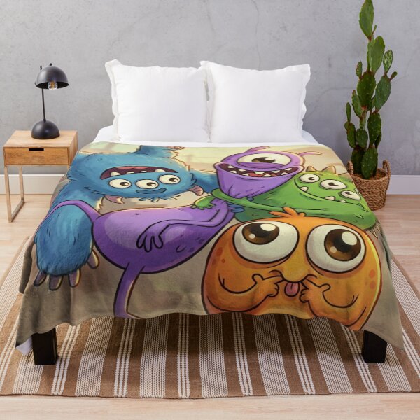Item preview, Colorful Cartoon Monster Squad designed and sold by JanjjaSoulInk.