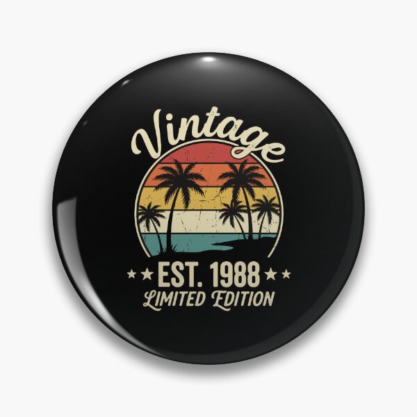 Item preview, Vintage Est. 1988 Limited Edition Born In 1988 Thirty Sixth Birthday designed and sold by PopStars1993.