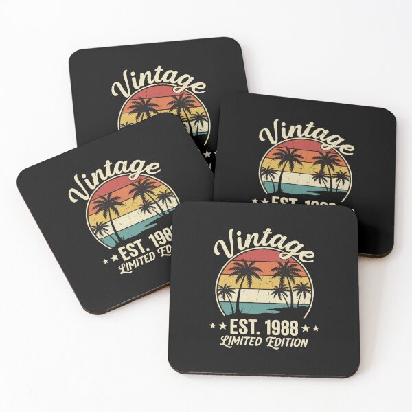 Item preview, Vintage Est. 1988 Limited Edition Born In 1988 Thirty Sixth Birthday designed and sold by PopStars1993.